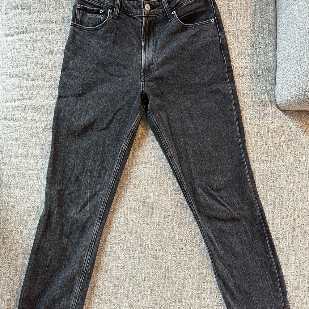 Abercrombie & Fitch Charcoal High Rise Jeans